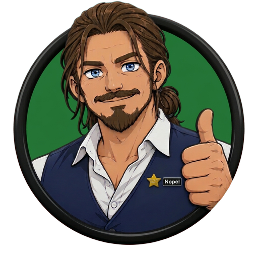 Mr C grinning, thumbs up